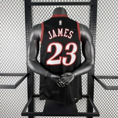 Philadelphia 76ers 2026 Black Retro No. 23 LeBron James NBA Jersey