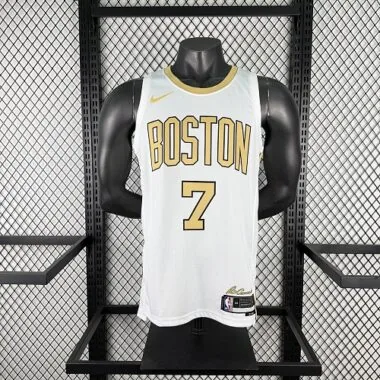 Boston Celtics 2026 White City Edition No. 7 Jaylen Brown NBA Jersey