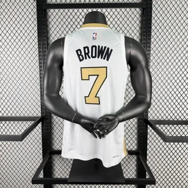 Boston Celtics 2026 White City Edition No. 7 Jaylen Brown NBA Jersey