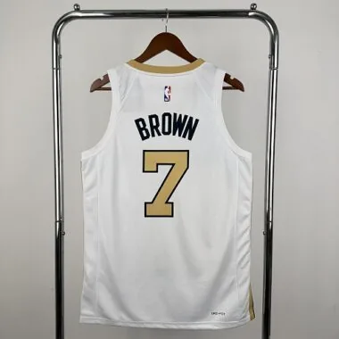Boston Celtics 2026 White City Edition No. 7 Jaylen Brown NBA Jersey
