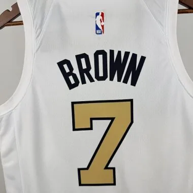 Boston Celtics 2026 White City Edition No. 7 Jaylen Brown NBA Jersey