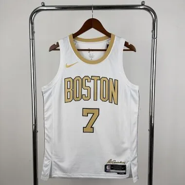 Boston Celtics 2026 White City Edition No. 7 Jaylen Brown NBA Jersey