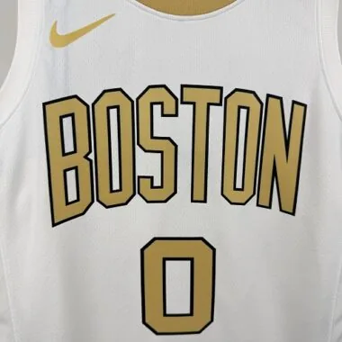 Boston Celtics 2026 White City Edition No. 0 Jayson Tatum NBA Jersey