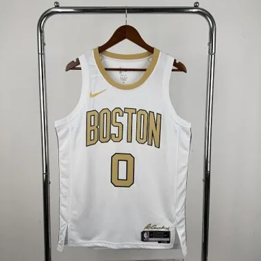 Boston Celtics 2026 White City Edition No. 0 Jayson Tatum NBA Jersey