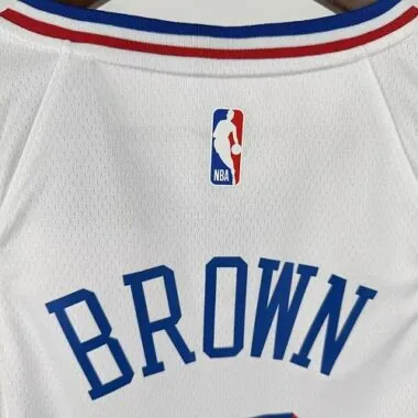 Philadelphia 76ers 2026 White Statement Edition No. 7 Jaylen Brown NBA Jersey