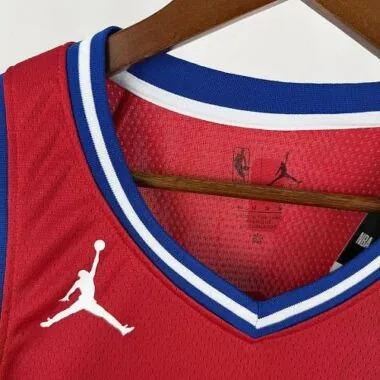 Philadelphia 76ers 2026 Red Statement Edition No. 7 Jaylen Brown NBA Jersey