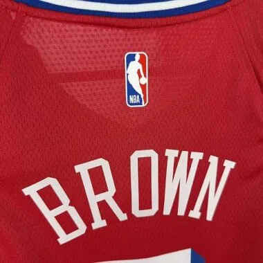 Philadelphia 76ers 2026 Red Statement Edition No. 7 Jaylen Brown NBA Jersey