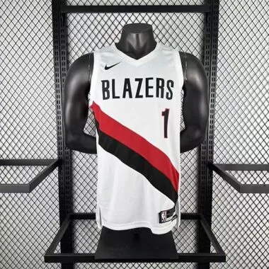 Portland Trail Blazers 2026 White No. 1 Ja Morant NBA Jersey