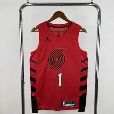 Portland Trail Blazers 2026 Red No. 1 Ja Morant NBA Jersey