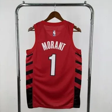 Portland Trail Blazers 2026 Red No. 1 Ja Morant NBA Jersey