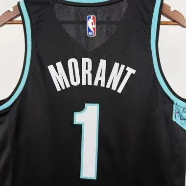 Portland Trail Blazers 2026 Black City Edition No. 1 Ja Morant NBA Jersey