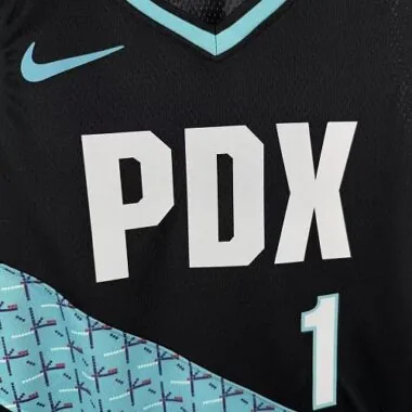Portland Trail Blazers 2026 Black City Edition No. 1 Ja Morant NBA Jersey