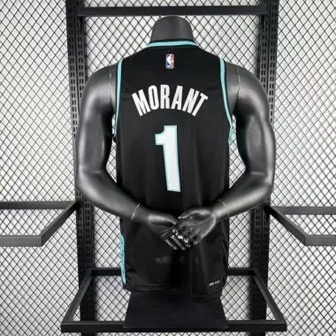 Portland Trail Blazers 2026 Black City Edition No. 1 Ja Morant NBA Jersey