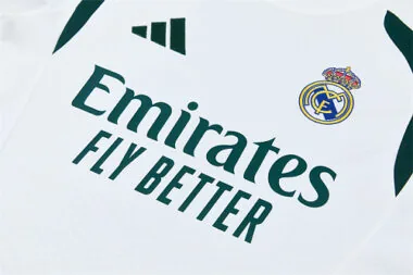 Real Madrid 2026/27 White and Green Training Suit (S-2XL)