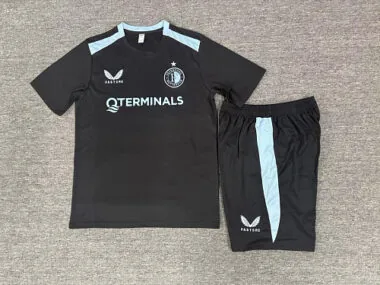Feyenoord 2026/27 Black Training Kids Kit Sizes 16-28