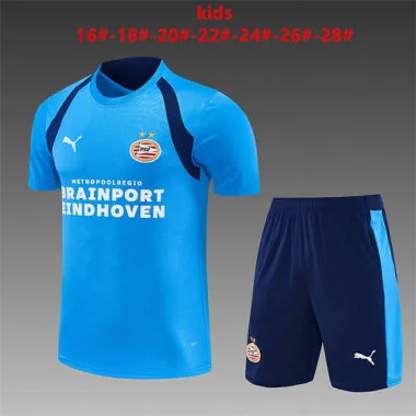 PSV Eindhoven 2026/27 Blue Training Kids Kit Sizes 16-28
