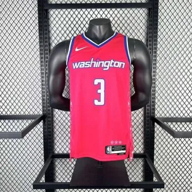 Washington Wizards 2023 Red City Edition No. 3 Young NBA Jersey