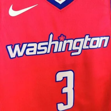 Washington Wizards 2023 Red City Edition No. 3 Young NBA Jersey