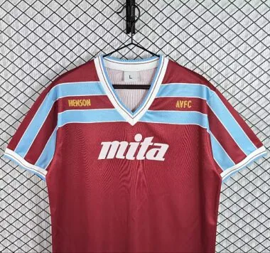 Aston Villa 1985/87 Home Retro Jersey (S-2XL)