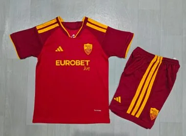 AS Roma 2026/27 Home Kids Kit 16-28
