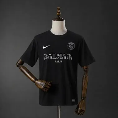 Paris Saint-Germain 2020/21 Balmain Black Retro Jersey S-2XL