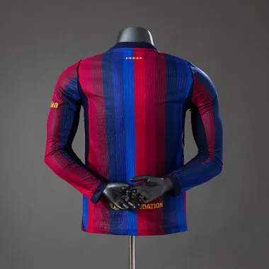 Barcelona 2026/27 Home Long Sleeve Player Version Jersey (S-2XL)