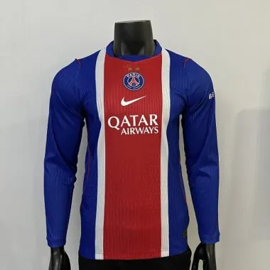 Paris Saint-Germain 2026/27 Two-Star Home Long Sleeve Player Version Jersey (S-2XL)