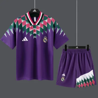 Real Madrid 2026/27 Purple Retro Model Training suit size S-2XL
