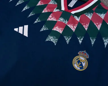 Real Madrid 2026/27 Dark Blue Retro Pattern Training Kit (S-2XL)