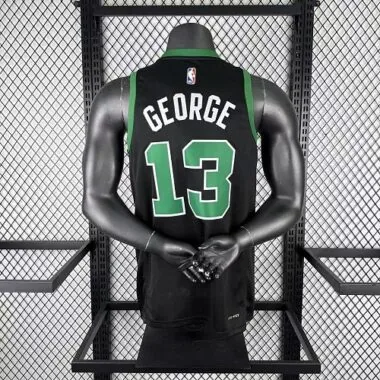 Boston Celtics 2023 Black George No. 13 NBA Jersey
