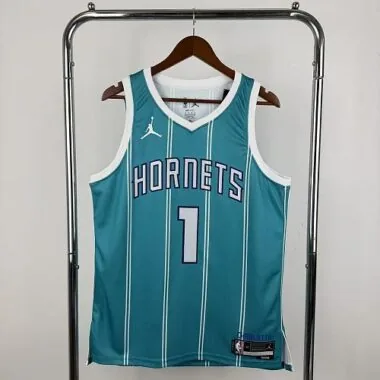 Charlotte Hornets 2026 Blue LaMelo Ball No. 1 NBA Jersey