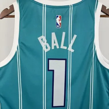 Charlotte Hornets 2026 Blue LaMelo Ball No. 1 NBA Jersey