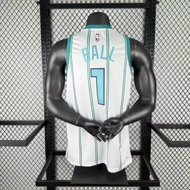 Charlotte Hornets 2026 White LaMelo Ball No. 1 NBA Jersey