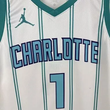 Charlotte Hornets 2026 White LaMelo Ball No. 1 NBA Jersey