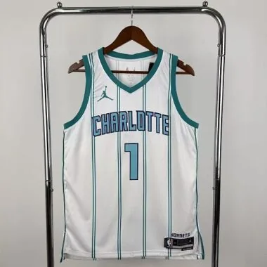 Charlotte Hornets 2026 White LaMelo Ball No. 1 NBA Jersey