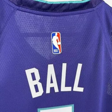 Charlotte Hornets 2026 Purple LaMelo Ball No. 1 NBA Jersey