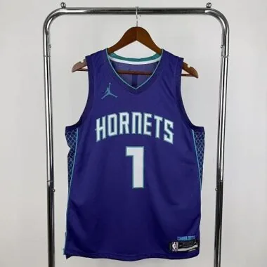 Charlotte Hornets 2026 Purple LaMelo Ball No. 1 NBA Jersey