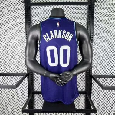Utah Jazz 2026 Purple Jordan Clarkson No. 00 NBA Jersey