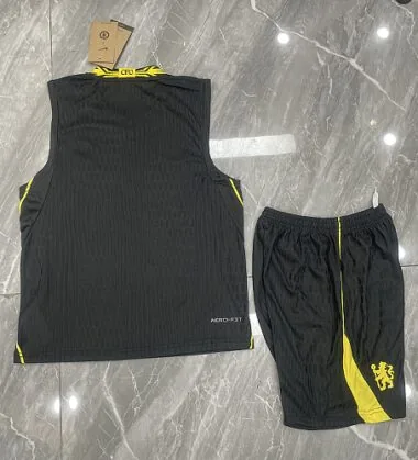 Chelsea 2026/27 Away Black Sleeveless Training Kit (S-2XL)