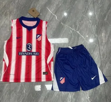 Atlético Madrid 2026/27 Home Red and White Sleeveless Training Kit S-2XL