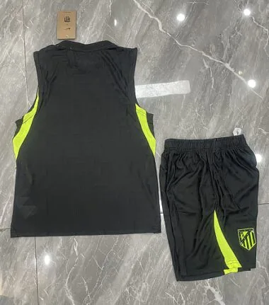 Atlético Madrid 2026/27 Away Black Sleeveless Training Kit (S-2XL)