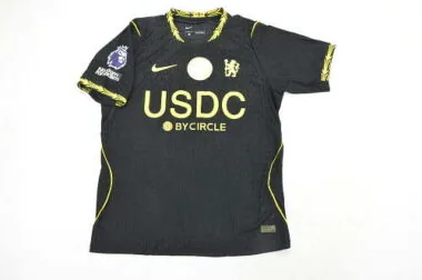 Chelsea 2026/27 Away Black Jersey Size S-4XL With Sponsors