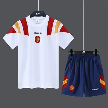 Spain 2026 White training suit size S-2XL