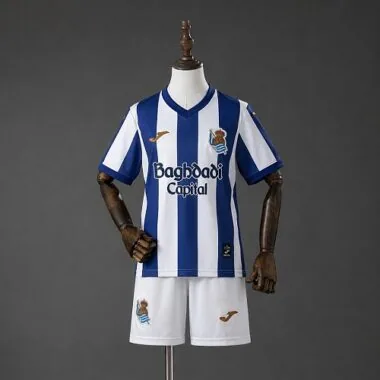 Real Sociedad 2026/27 Home kids kit Size 16-28