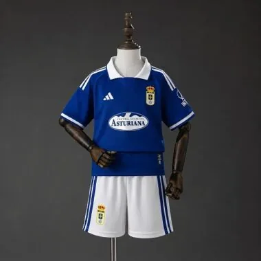 Real Oviedo 2026/27 Home kids kit Size 16-28