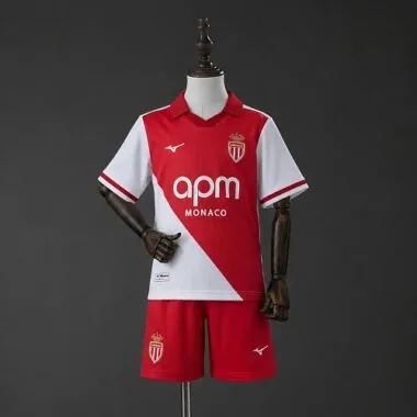 Monaco 2026/27 Home Kids Kit Size 16-28