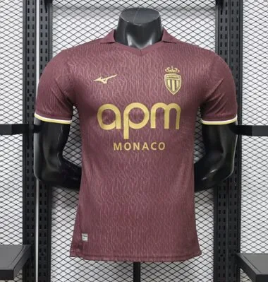 Monaco 2026/27 Away player version soccer jersey size S-2XL