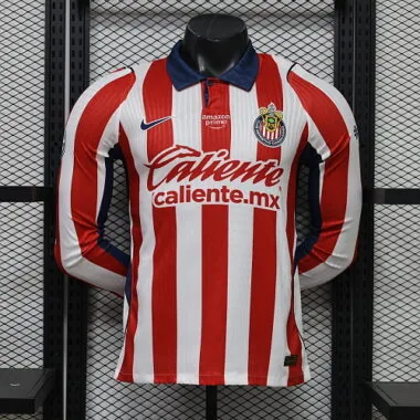 Chivas de Guadalajara 2026/27 Home Player Version Long Sleeve Jersey S-2XL