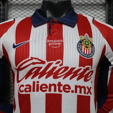 Chivas de Guadalajara 2026/27 Home Player Version Long Sleeve Jersey (S-2XL)