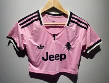 Women#039;s Crop Top 2026/27 JUV Away Jersey S-2XL